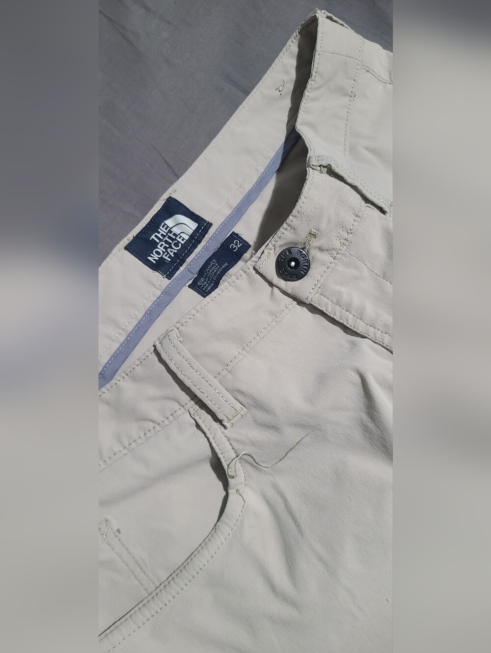 The North Face Men's Light Beige Hiking Pants